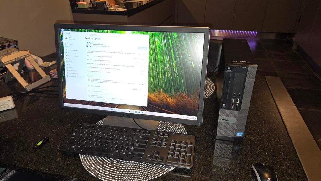 Dell Optiplex 7010 Desktop PC met Monitor en Toetsenbord, Computers en Software, 240gb, Gebruikt, Met monitor, Ophalen of Verzenden