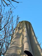 Grote parasol 400x400 met voet - Gebruikt, Ophalen, Gebruikt, 3 tot 4 meter, Stokparasol