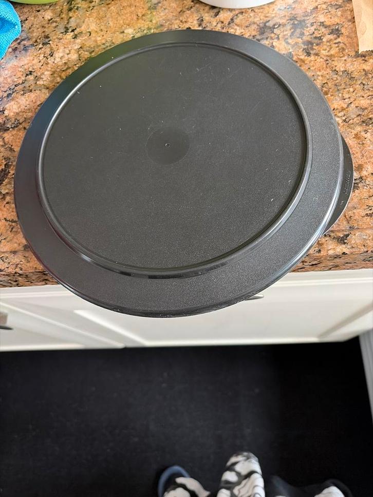 Tupperware Deksels - Rood en Zwart, Huis en Inrichting, Keuken | Tupperware, Gebruikt, Overige typen, Rood, Ophalen of Verzenden