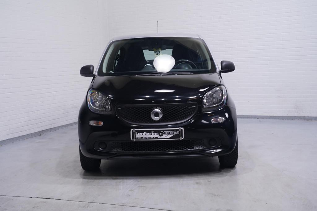 smart forfour 1.0 Pure Cruise Clima Nap, Auto's, Smart, Gebruikt, Zwart, Origineel Nederlands, Handgeschakeld