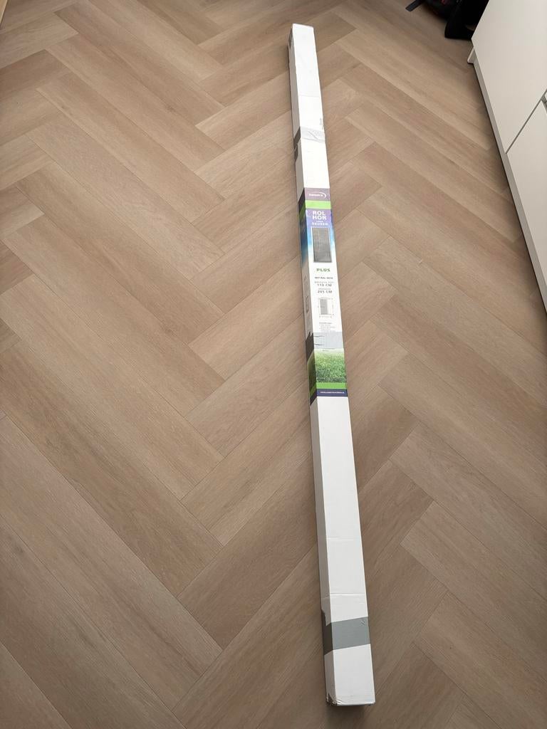 Hamstra rolhor voor deuren, wit RAL 9010, Doe-het-zelf en Verbouw, Deuren en Horren, Hordeur, Nieuw, 200 tot 215 cm, Ophalen