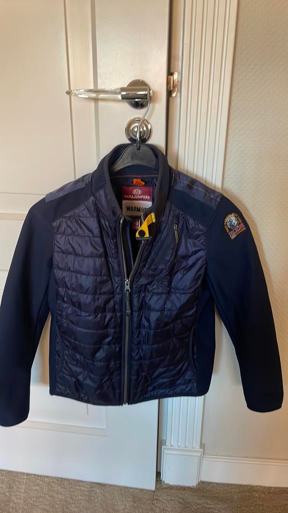 Super mooie jongens Parajumpers jasje in maat 140, Ophalen of Verzenden, Zo goed als nieuw, Overige maten, Blauw