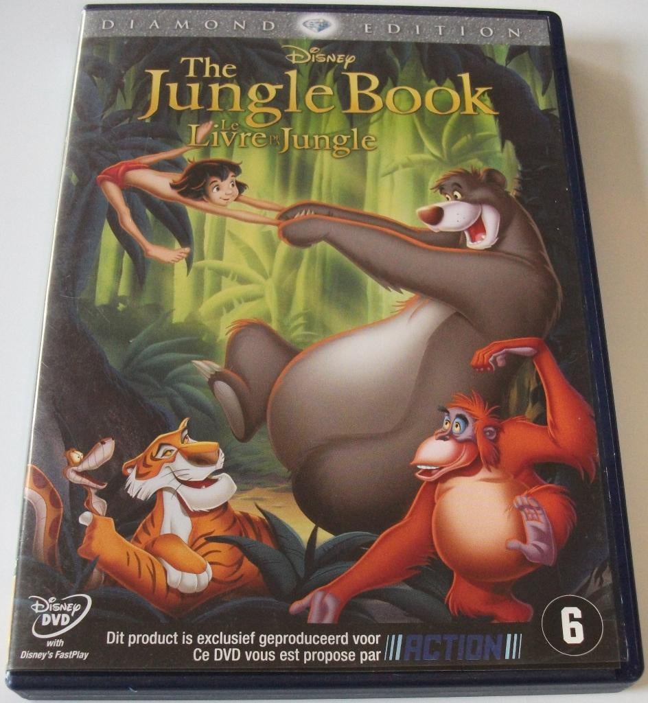 Dvd *** JUNGLE BOOK *** Walt Disney Classics 20, Avontuur, Ophalen of Verzenden, Zo goed als nieuw, Vanaf 6 jaar