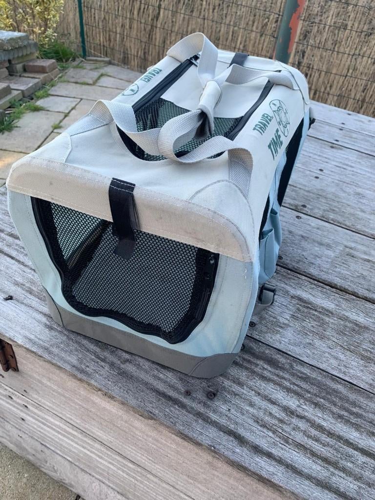 honden transport tas mand beeztees 49x35x34 cm, Ophalen, Gebruikt, Stof