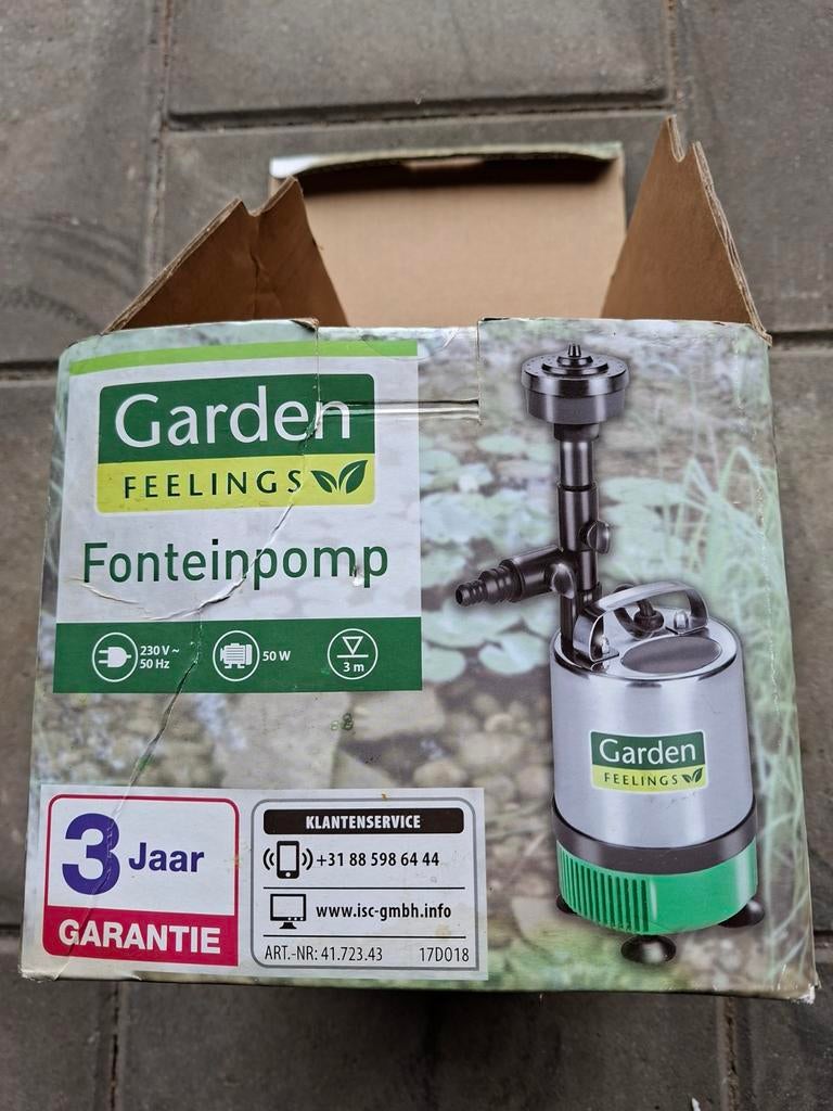 Fonteinpomp, Tuin en Terras, Ophalen, Nieuw