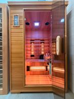 Combi sauna | Infrarood + Fins | 230V | 2 personen | Harvia, Ophalen of Verzenden, Zo goed als nieuw, Fins of Traditioneel, Complete sauna
