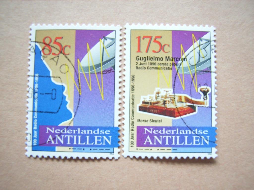 BL   Ned Antillen 1118-1119, Ophalen of Verzenden, Gestempeld