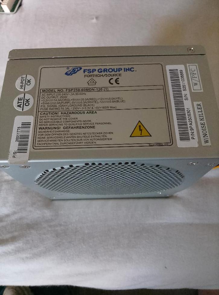 FSP Group FSP250, Computers en Software, Interne voedingen, Gebruikt, Ophalen of Verzenden