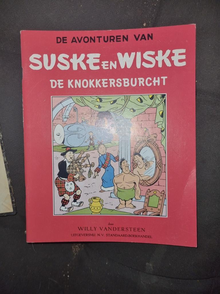 Suske en Wiske: De Knokkersburcht - Klassiek Stripboek, Boeken, Stripboeken, Eén stripboek, Ophalen of Verzenden, Gelezen, Willy Vandersteen