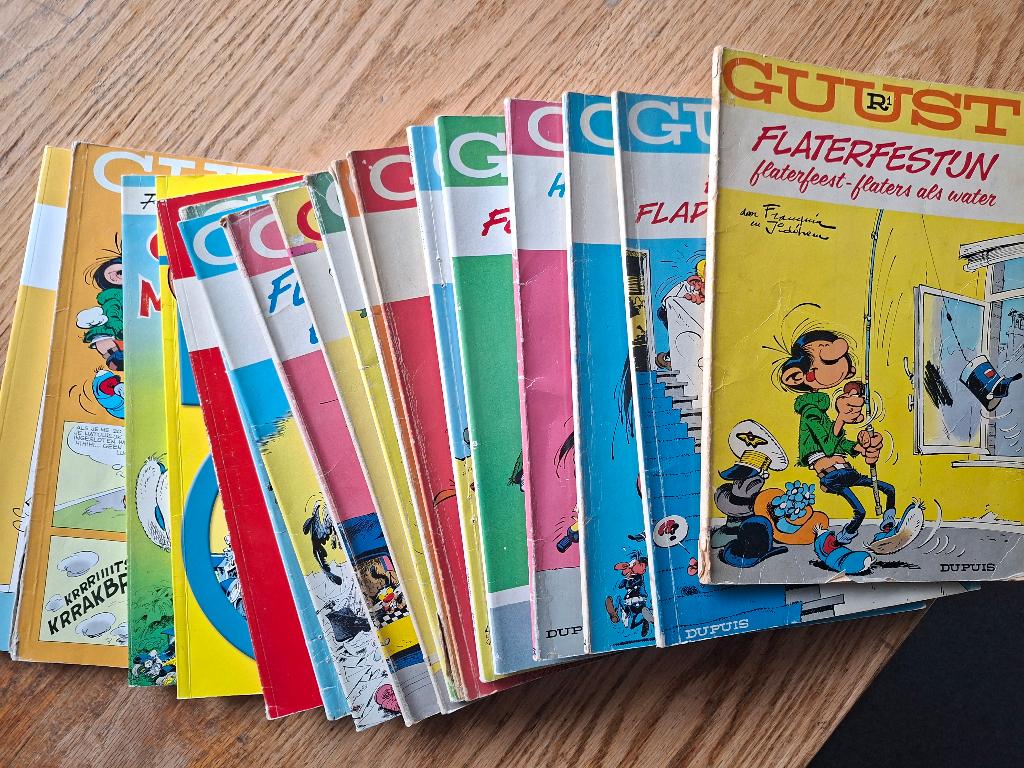 Guust Flater 18x verzameling Franquin ook los te koop, ruil, Boeken, Gelezen, Ophalen of Verzenden, André Franquin, Meerdere stripboeken