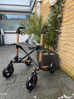 Rollator champagne stokhouder zgan lichtgewicht inklapbaar, Ophalen of Verzenden