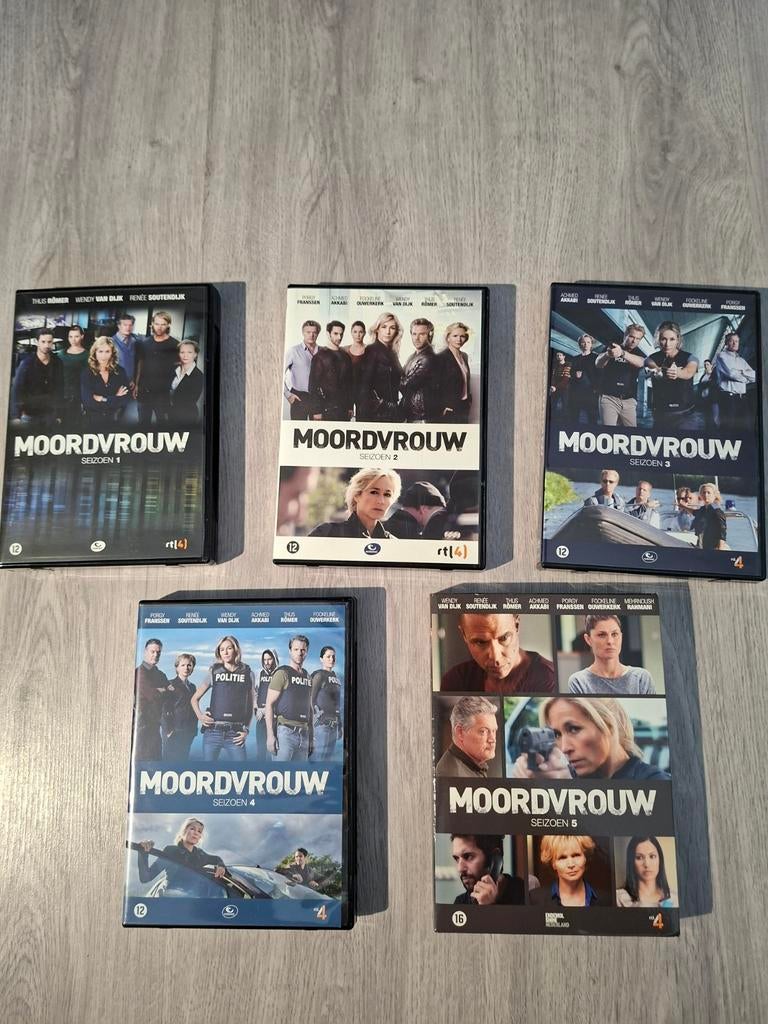 Moordvrouw seizoen 1 t/m 5 op dvd, Cd's en Dvd's, Dvd's | Tv en Series, Ophalen of Verzenden