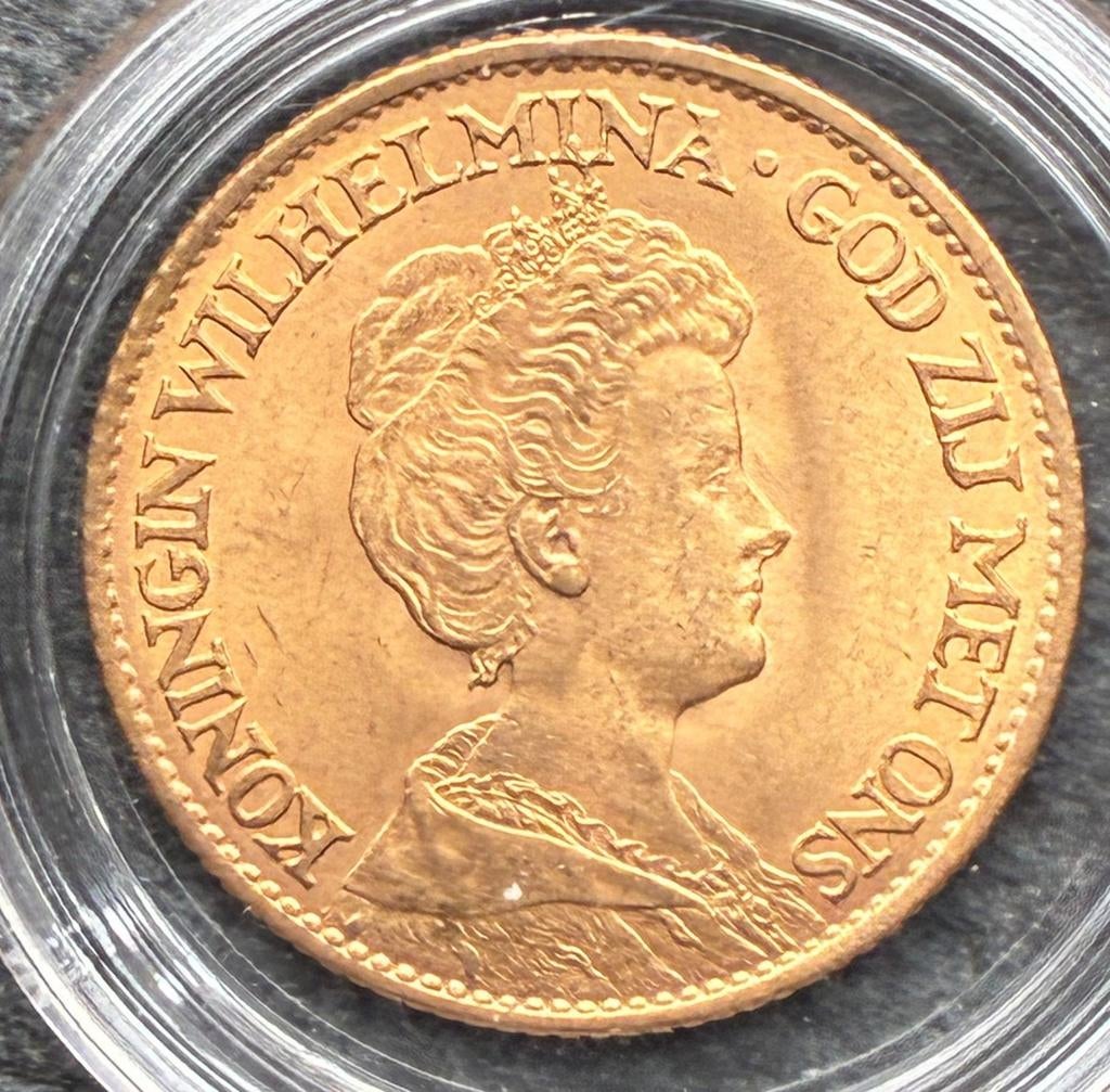 Gouden tientjes Wilhelmina diverse jaartallen, Postzegels en Munten, Munten | Nederland, Verzenden, Koningin Wilhelmina, 10 gulden