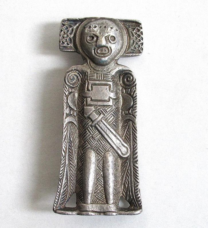 Vintage sterling zilveren broche-hanger van David Andersen, Antiek en Kunst, Antiek | Overige Antiek, Ophalen of Verzenden