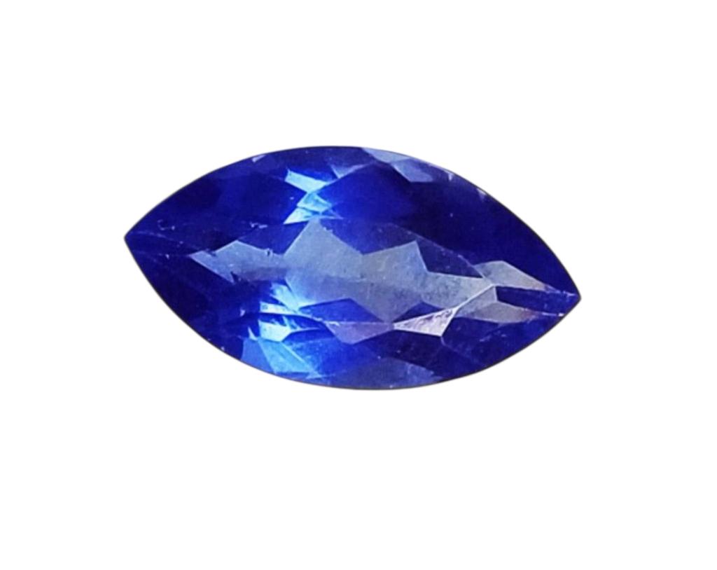Facet geslepen natuurlijke Tanzaniet 10,30 ct + certificaat, Ophalen of Verzenden, Nieuw