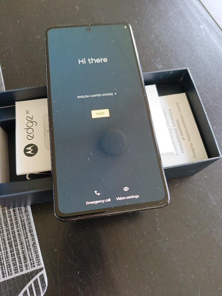 Motorola Edge 20 Grijs 5G 128GB in goede staat, Telecommunicatie, Mobiele telefoons | Motorola, Gebruikt, Overige modellen, Overige kleuren