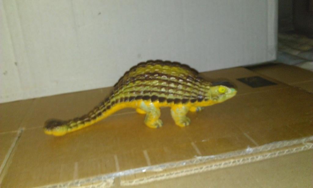 Ankylosaurus dierfiguur (geen Schleich) 35 cm, Ophalen of Verzenden, Gebruikt, Wild dier, Beeldje of Figuurtje