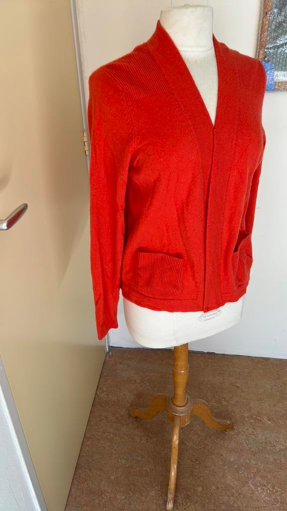 Marks & Spencer oranje vest, Ophalen of Verzenden, Zo goed als nieuw, Maat 42/44 (L), Oranje