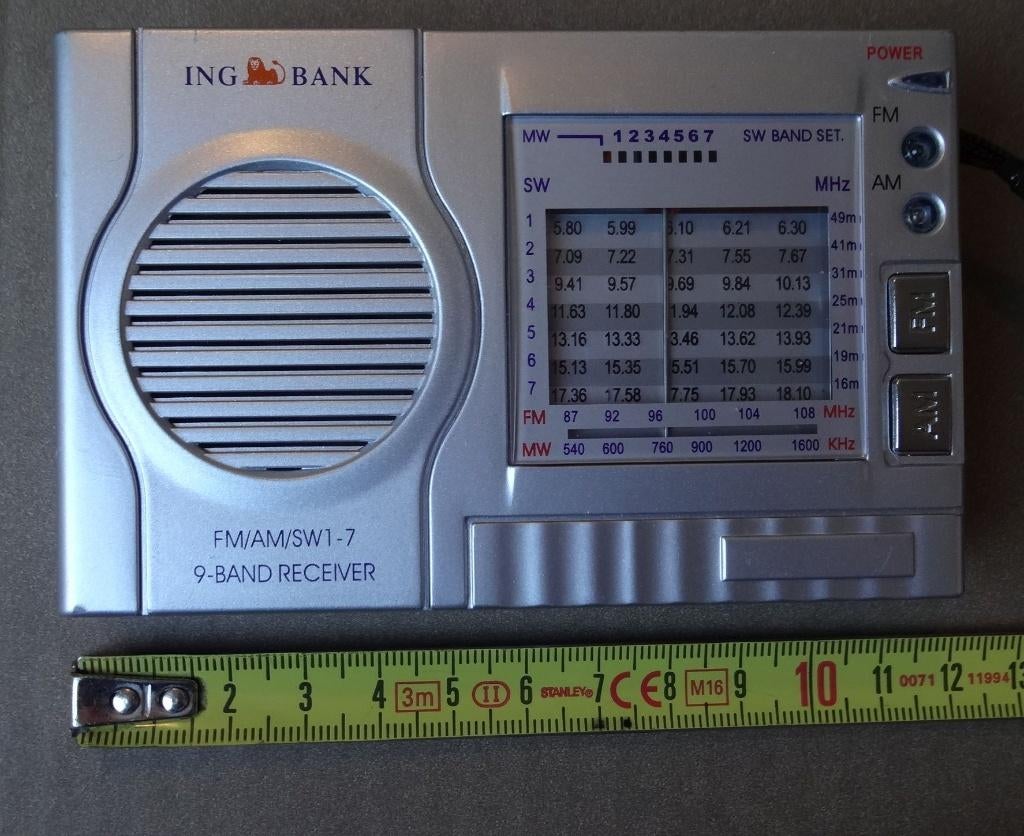 NOODradio  nodig  ?   mooie kleine radio   op batterijen, Audio, Tv en Foto, Radio's, Ophalen of Verzenden, Zo goed als nieuw