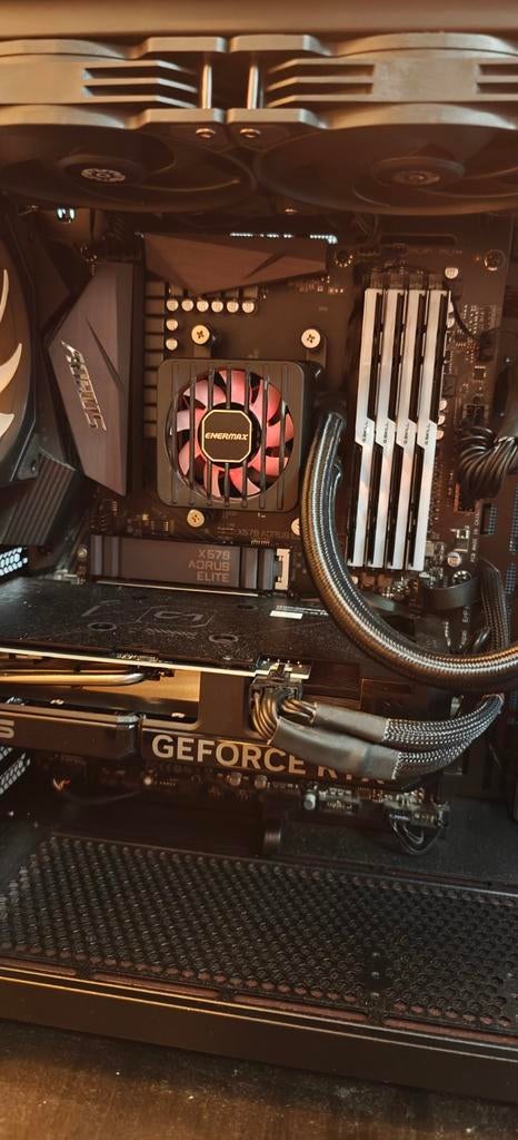 Upgrade Set: AMD Ryzen 7 5800X, Aorus X570 elite, 32GB DDR4,, AMD, Gigabyte, Gebruikt, 32 GB, 256GB