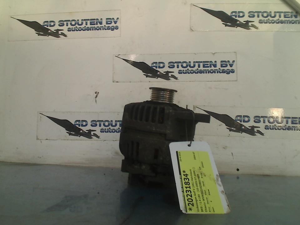 Dynamo Volkswagen Golf V (1K1) (2003-10/2006-07) 03C903023D, Gebruikt, Volkswagen, Volkswagen AG, Kundenbetreuung@volkswagen.de