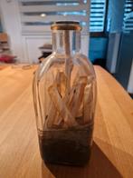 Decoratieve fles met zand en schelpen - Maritieme stijl, Antiek en Kunst, Antiek | Lampen, Ophalen of Verzenden
