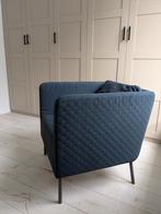 IKEA Fauteuil Ekerö - Donkerblauw, Ophalen, 75 tot 100 cm, Zo goed als nieuw, Stof