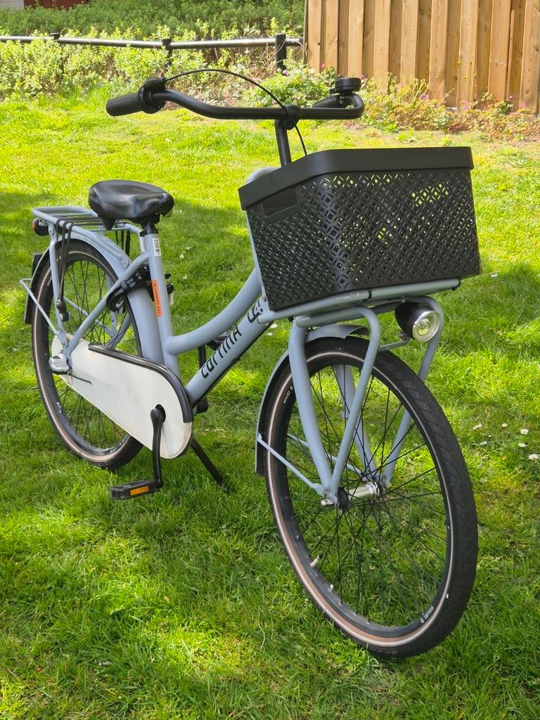 Blauwe Cortina U4 Transport N3 24 inch Meisjesfiets, Ophalen, Zo goed als nieuw, 24 inch, Versnellingen