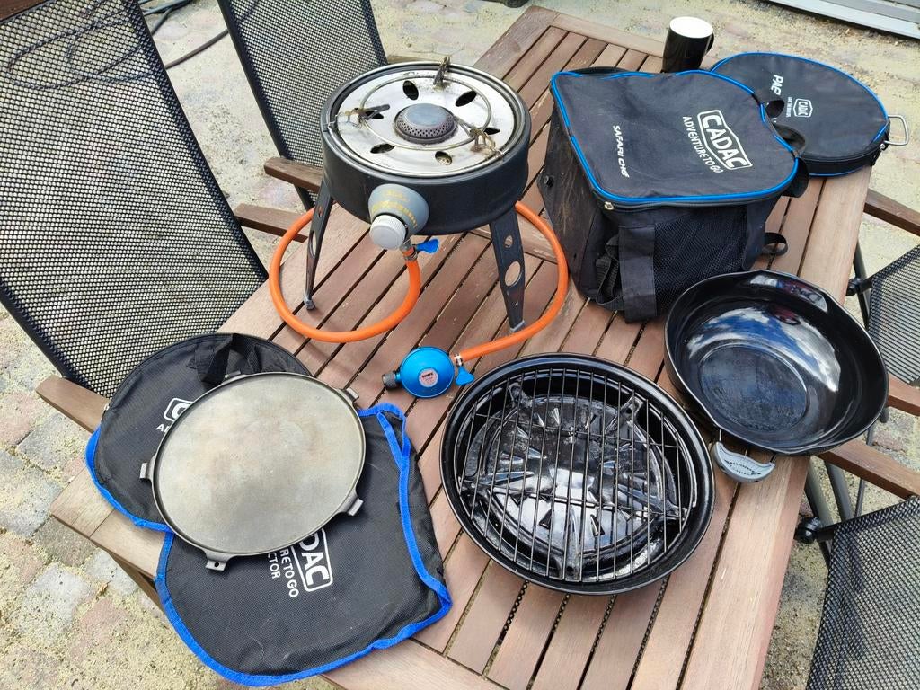 Cadac safari Chef, to go & nieuwe Paella Pan, Tuin en Terras, Gasbarbecues, Ophalen, Nieuw