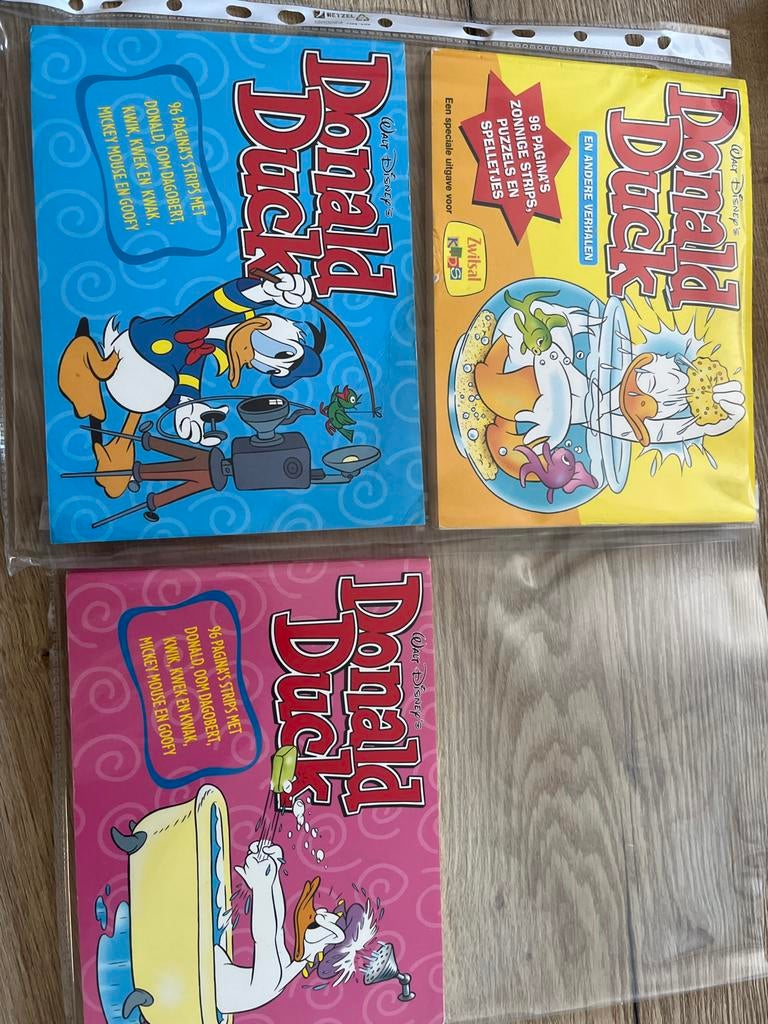 Donald Duck stripboeken - 3 speciale uitgaven, Meerdere stripboeken, Ophalen of Verzenden, Zo goed als nieuw