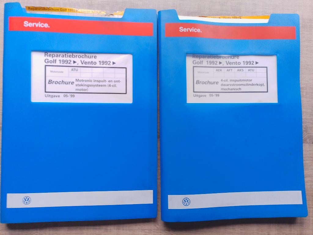 Werkplaatsboeken Vw Golf 4 Cabrio 2.0 benzinemotor ATU 85KW, Ophalen of Verzenden, Gelezen, Volkswagen