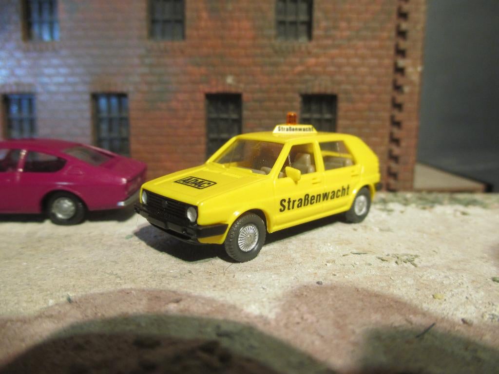 1983 Volkswagen Golf Mk.2 ADAC Straßenwacht - Wiking, Ophalen of Verzenden, Zo goed als nieuw, Auto, Wiking