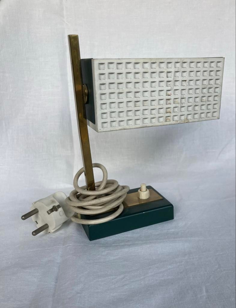 Vintage bureau- of bedlampje, Huis en Inrichting, Lampen | Overige, Ophalen of Verzenden, Gebruikt