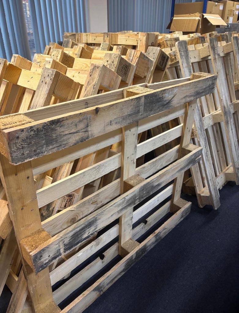 Houten pallets, Ophalen, Gebruikt, Hout, 20 tot 50 mm