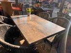 Stijlvol Horeca Terrasmeubilair - Tafel en Stoelen, Zakelijke goederen, Horeca | Meubilair en Inrichting, Ophalen, Gebruikt, Meubilair