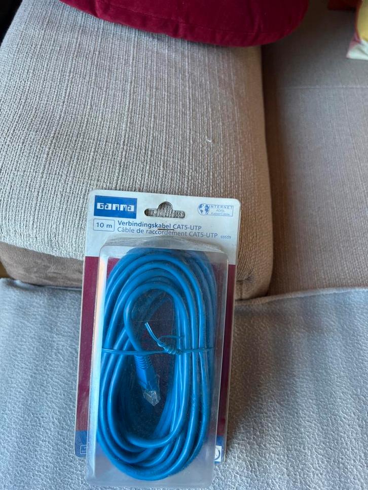 GAMMA Verbindingskabel CAT5-UTP - 10m, Computers en Software, Pc- en Netwerkkabels, Nieuw, Ophalen of Verzenden