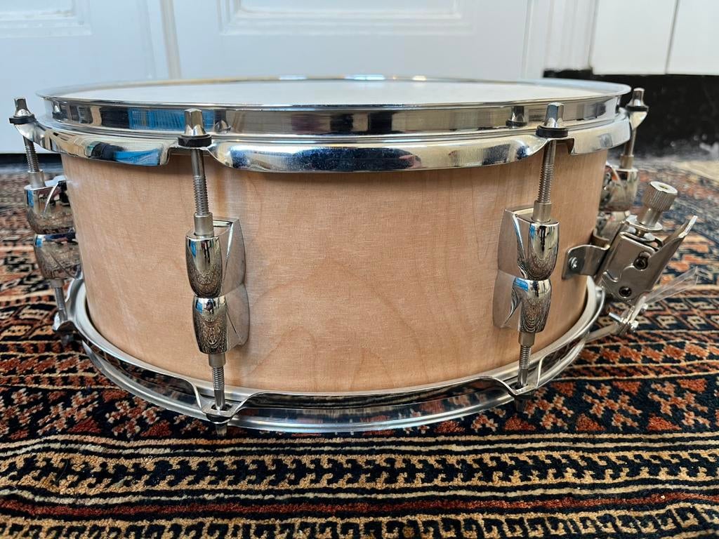 Snare Drum, 14”, Hout, Natural Wood Matte Finish, Merkloos, Muziek en Instrumenten, Percussie, Ophalen, Gebruikt, Nvt, Trommel
