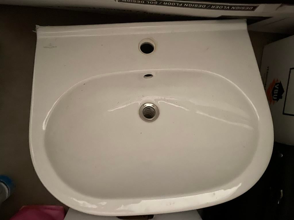 Nieuwe wasbak 60x49 cm, Ophalen, Nieuw, Wastafel