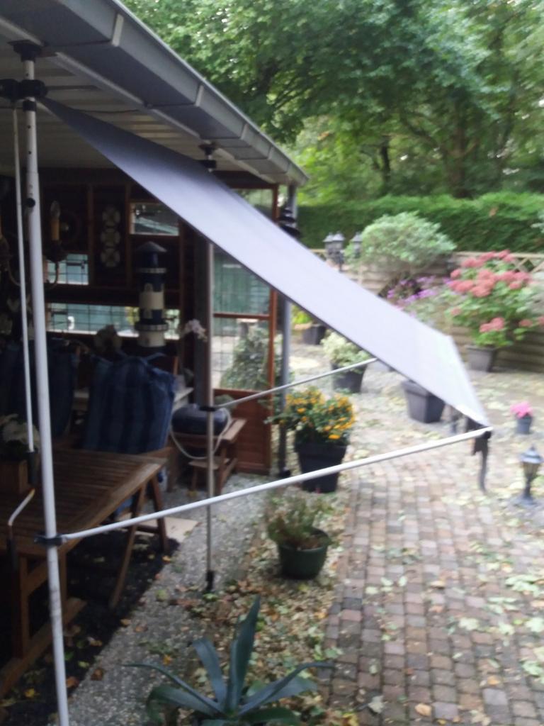 Balkon zonnescherm, Ophalen of Verzenden, Zo goed als nieuw