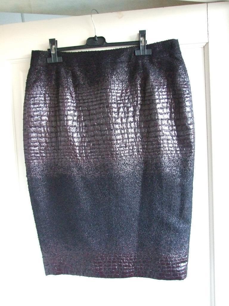 Prachtige nieuwe rok met metallic gloed maat 42, Overige kleuren, Maat 42/44 (L), Nieuw, Ophalen of Verzenden