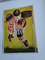 WILL BERG.   KORFBALLEN, Verzamelen, Ansichtkaarten | Themakaarten, Ophalen of Verzenden