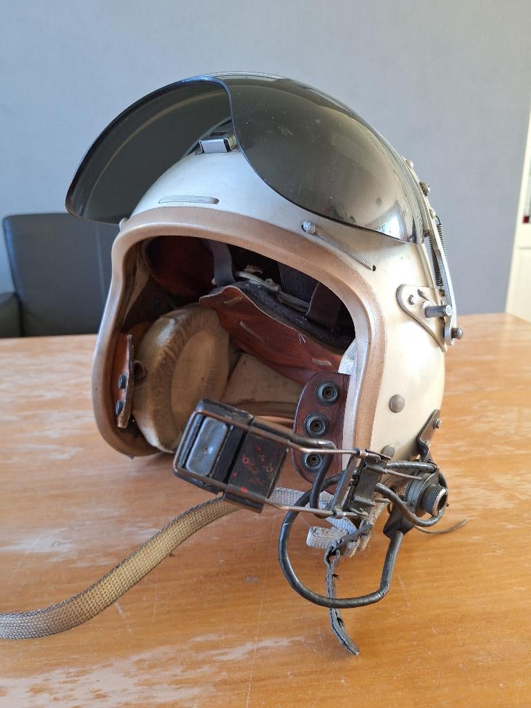 Unieke Vintage Gentex P4 Vlieghelm, Ophalen of Verzenden, Luchtmacht, Nederland, Helm of Baret