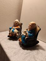 Vintage opa en oma spaarpotten, Ophalen of Verzenden, Gebruikt, Steen, Aardewerk of Keramiek, Overige thema's