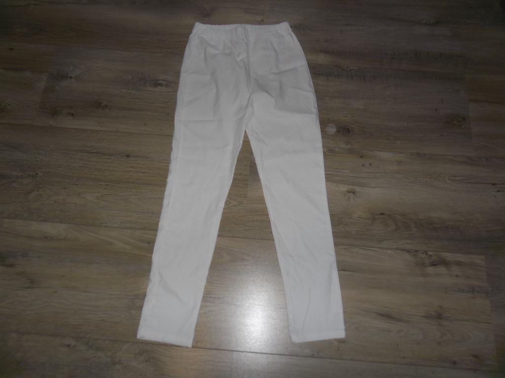 Transfer Witte Tregging Maat L (NIEUW), Legging, Wit, Nieuw, Ophalen of Verzenden