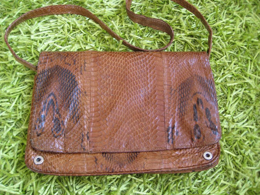 Diverse antieke, reptiel leren dames tasjes + mapjes., Antiek en Kunst, Ophalen of Verzenden