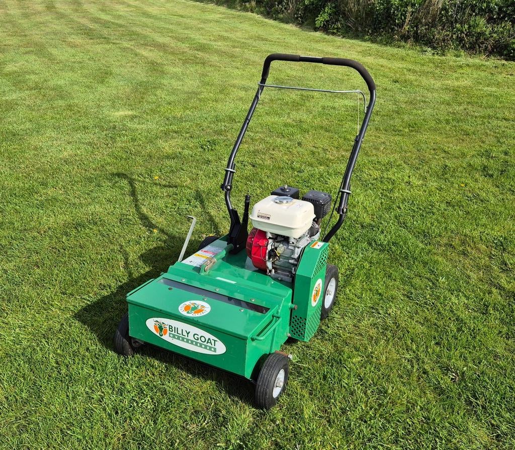 Billy Goat doorzaaimachine, Tuin en Terras, Verticuteermachines, Ophalen, Benzine