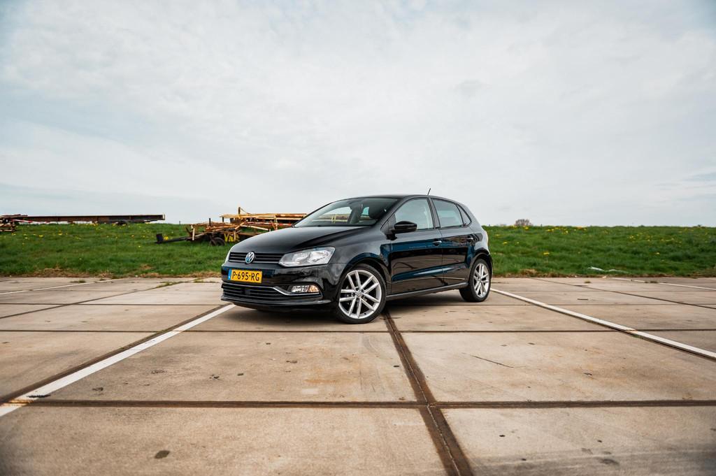 Volkswagen Polo 1.2 TSI Highline | CLIMA | 17" MIRABEAU VELG, Auto's, Volkswagen, Stof, Euro 6, 4 cilinders, Zwart