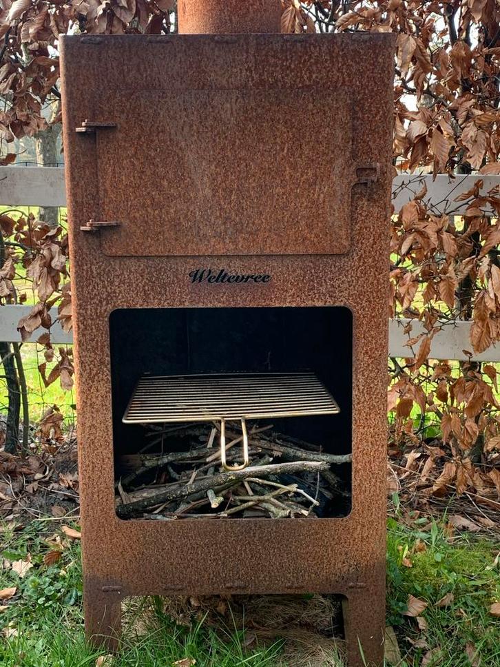 Weltevree buitenkachel, Tuin en Terras, Vuurschalen, Gebruikt, Ophalen