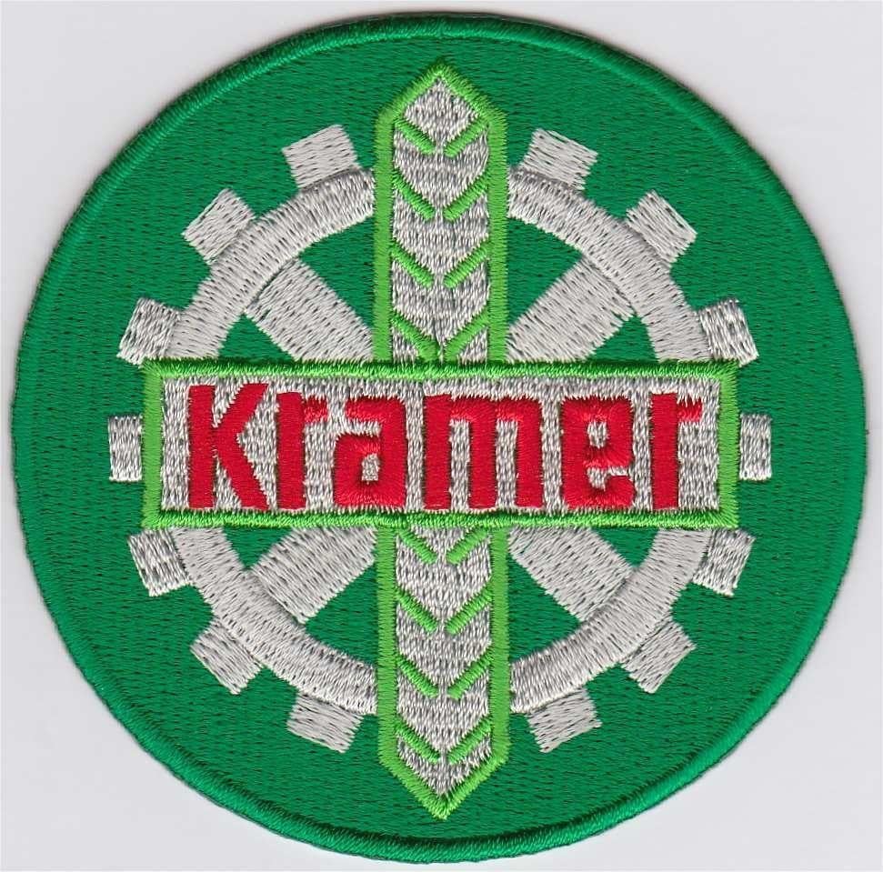 Kramer tractor stoffen opstrijk patch embleem, Ophalen of Verzenden, Nieuw, Auto's