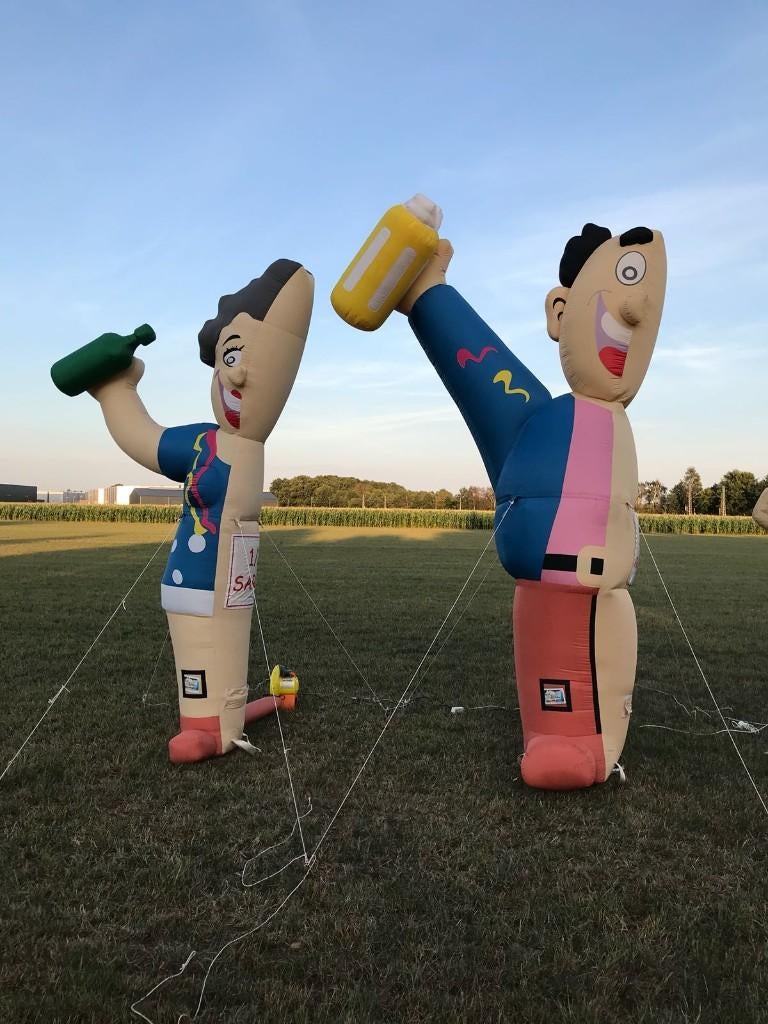 50 jaar ? Huur een Abraham of Sarah, Jarig, Opblaasbaar, Pop, Ophalen, Zo goed als nieuw, Abraham of Sarah